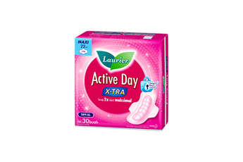Laurier Active Day X-Tra Maxi Wing 22cm