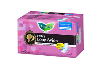 Laurier Pantyliner Extra Long & Wide Non Perfumed 