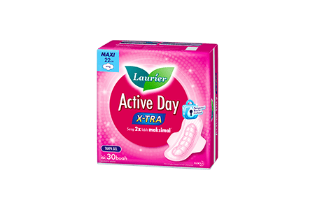 Laurier Active Day X-Tra Maxi Wing 22cm