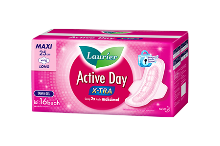 Laurier Active Day X-Tra Maxi Long Wing 25cm