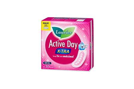 Laurier Active Day X-Tra Maxi Non Wing 22cm