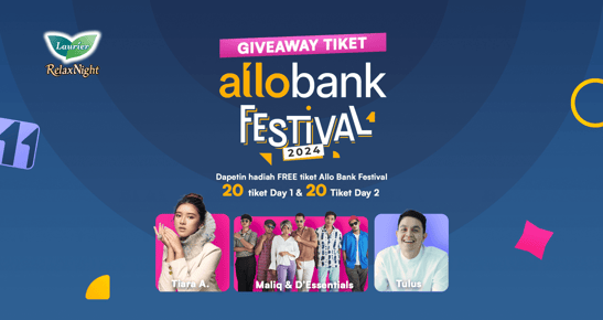 GIVEAWAY LAURIER x ALLO BANK FESTIVAL 2024