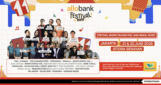 Giveaway Laurier x Allo Bank Festival 2025
